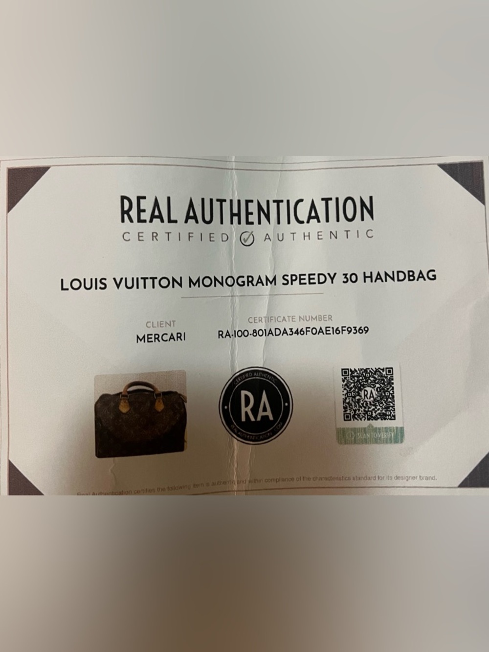 Authentic Louis Vuitton Monogram Speedy 30 Vintage 1997 SP0987 Top Handle Bag - Picture 12 of 15